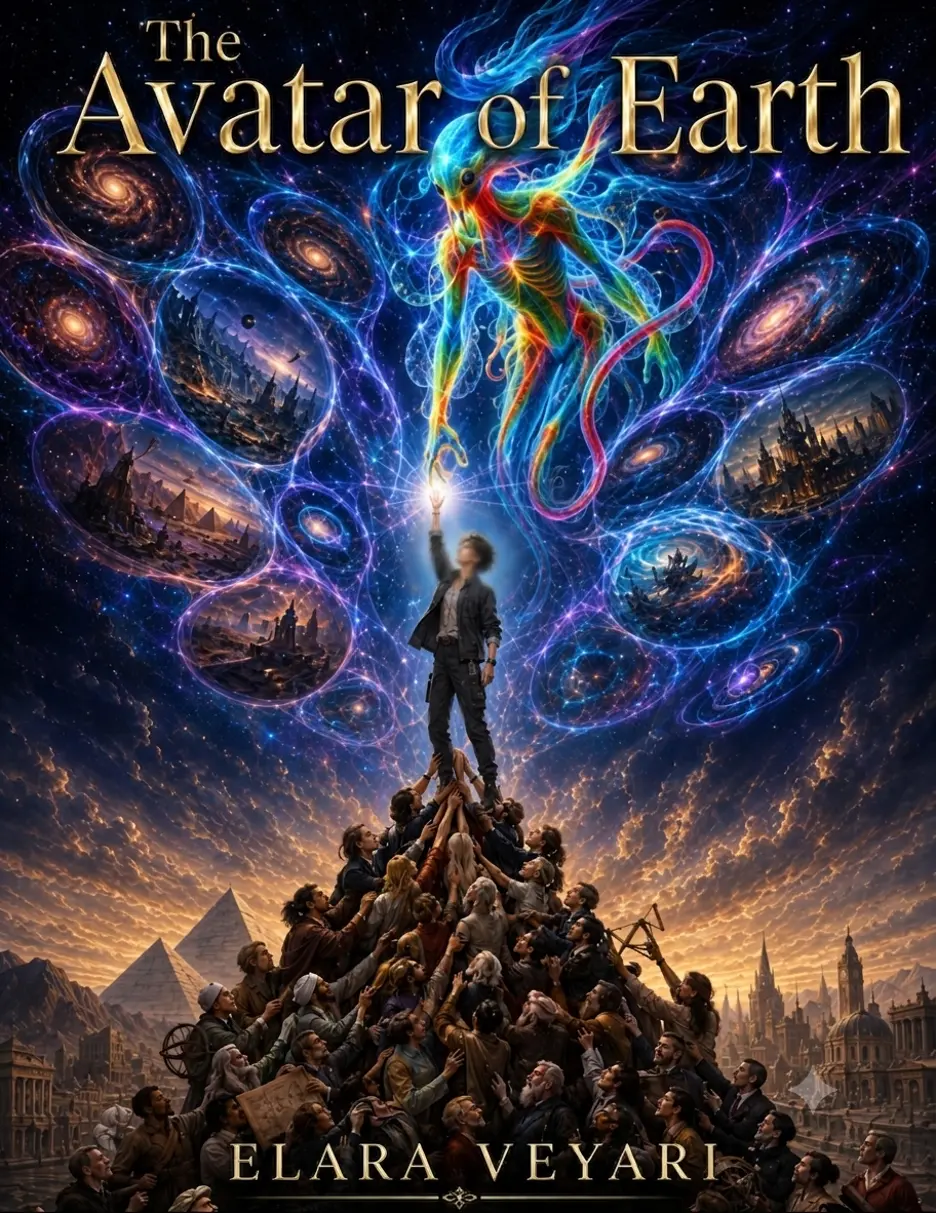 Book cover for The Avatar of Earth by Elara Veyari
